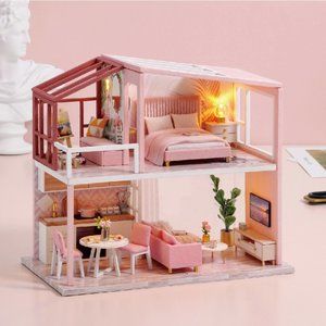 DIY Miniatures House The Nordic Apartment Wooden Toy Ship Fast